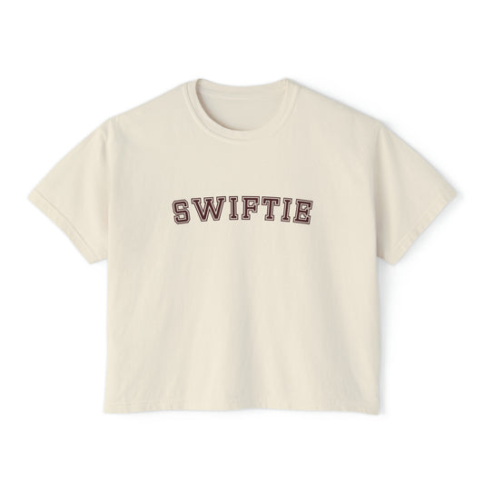 Swiftie Cropped Tee, Swiftie T-shirt, Taylor Swift Fan T-Shirt, Eras Tour Shirt